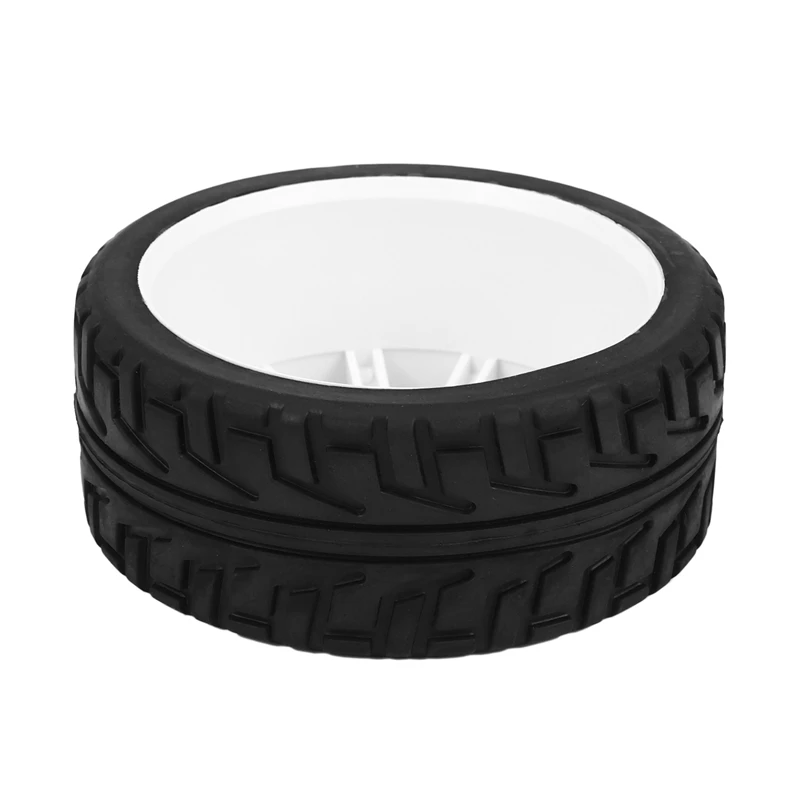 4PCS 1/8 RC Car Rubber Tyres Plastic Wheels For Redcat Team Losi VRX HPI Kyosho HSP Carson Hobao 1/8 Buggy /On-Road Car