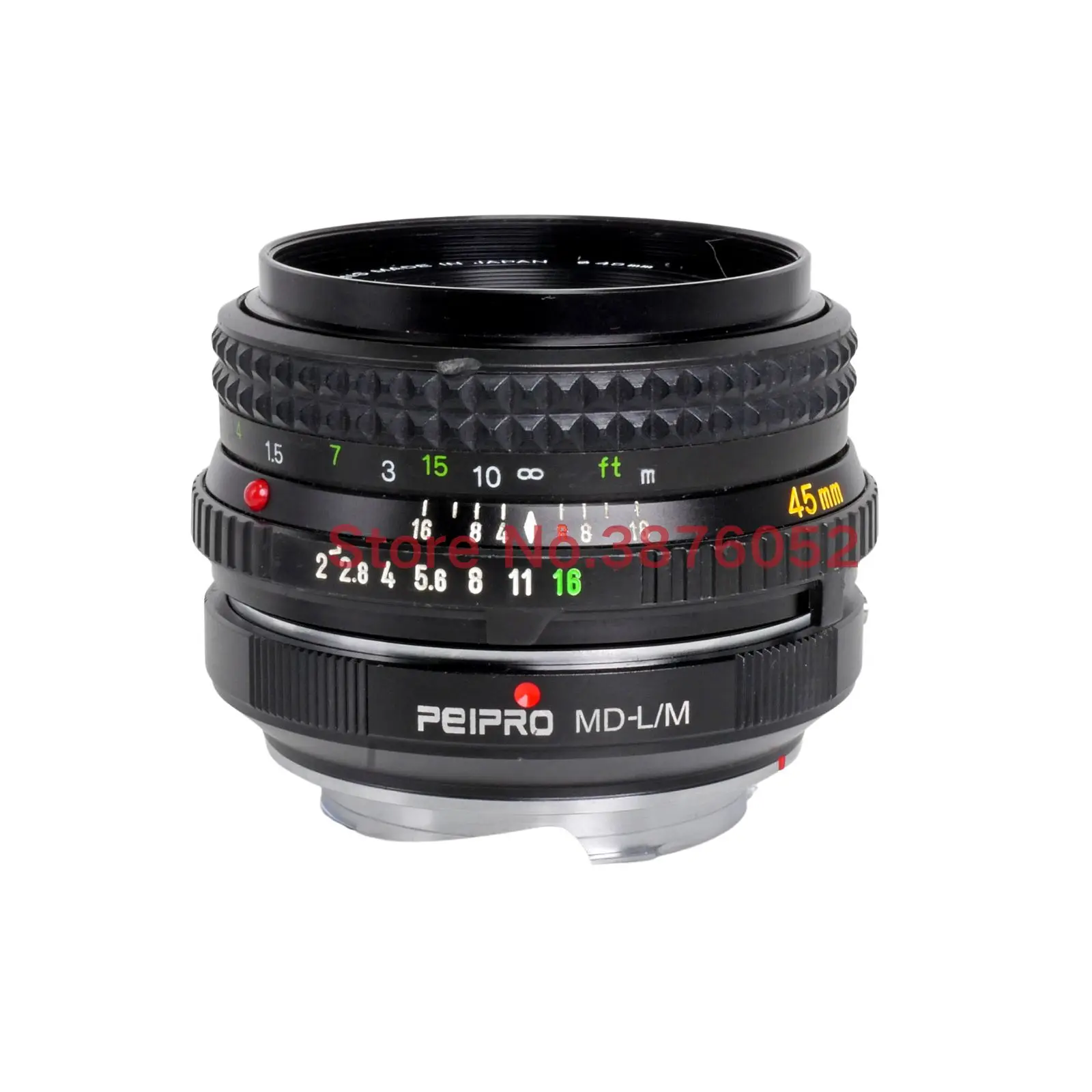 محول تركيب العدسة PEIPRO MD-LM محول تركيز يدوي متوافق مع عدسة Minolta MD إلى كاميرات Leica M Mount M9 M11 M10 M240