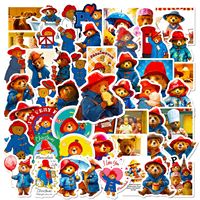 10/30/50PCS Paddington Jam Bear Cartoon Sticker DIY Phone Laptop Luggage Skateboard Graffiti Decals Fun for Kid Gift
