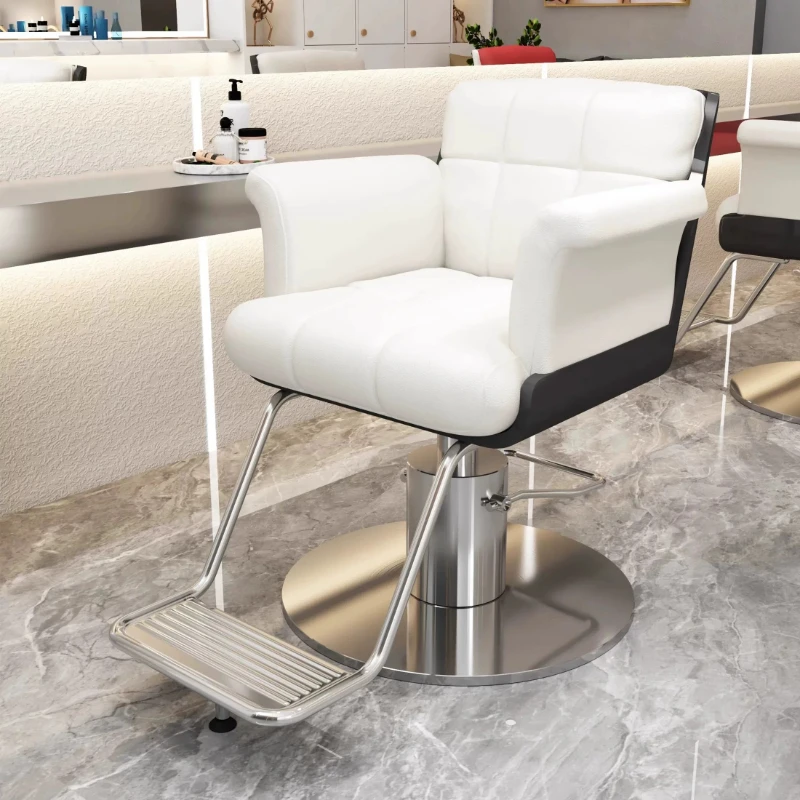 

Minimalist Hair Salon Barber Chair Lift Rotate Luxury Comfortable Salon Chair Hair Exclusive Chaise De Coiffure Salon Furniture