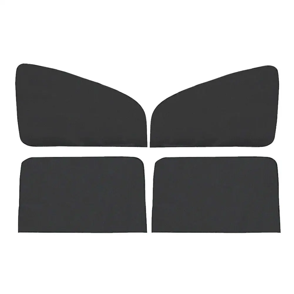 Car Magnetic Sun Shade Cover Side Window Sunshade UV Blackout Car Mesh Black Film Curtain Full Accessories Blackout Protect P8F0