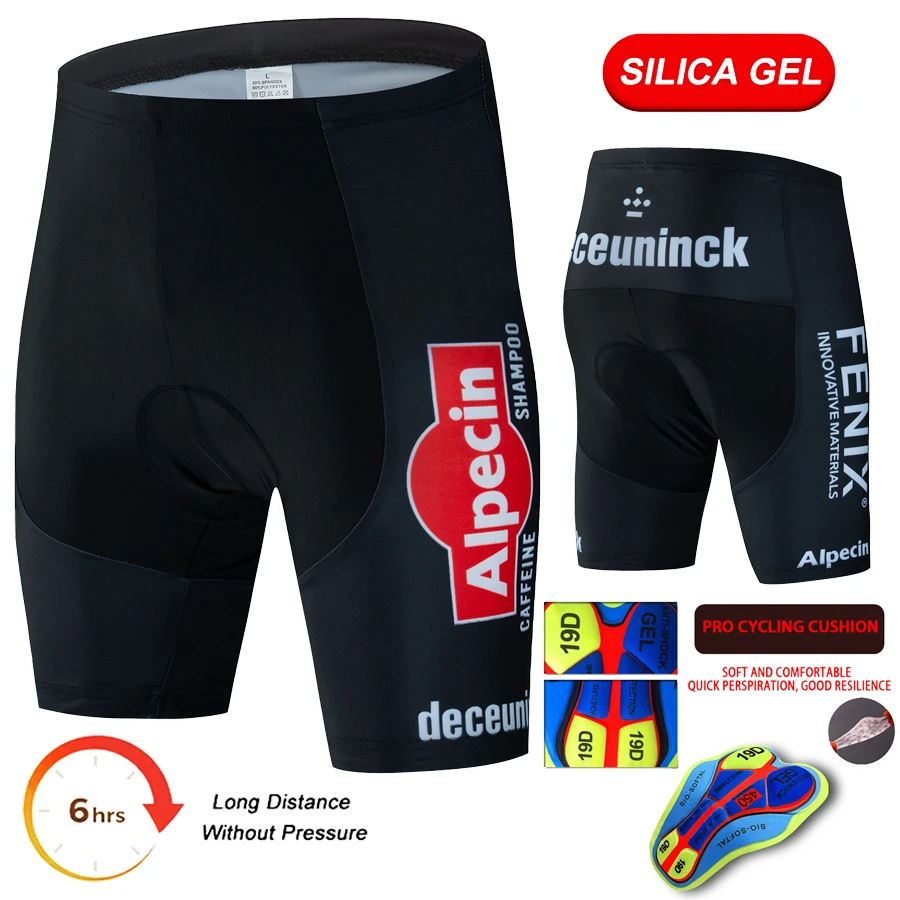 Alpecin 2025 Neueste hochwertige Radfahren Trägerhose Herren Fahrradhose Sommer atmungsaktive Strumpfhosen MTB Pro Fahrradbekleidung 19D GEL gepolstert