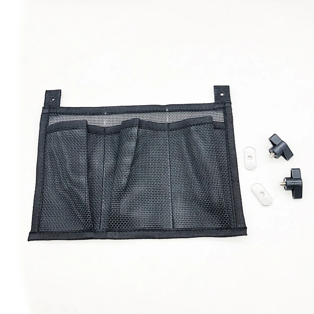 1x Marine Yacht  Kayak Canoe Parts Beer Fishing  Tackle Box Storage Bag Outdoor  Portable Fishing Storage  Mesh Bag Side Pocket