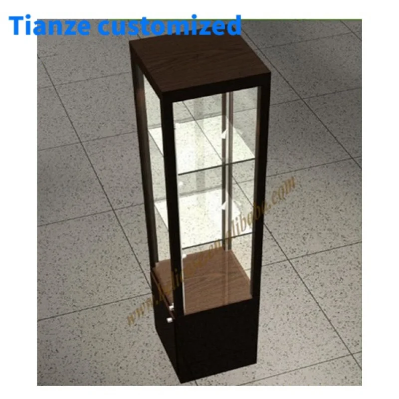 （customized）Display Tower Vitrine Showcase Jewelry