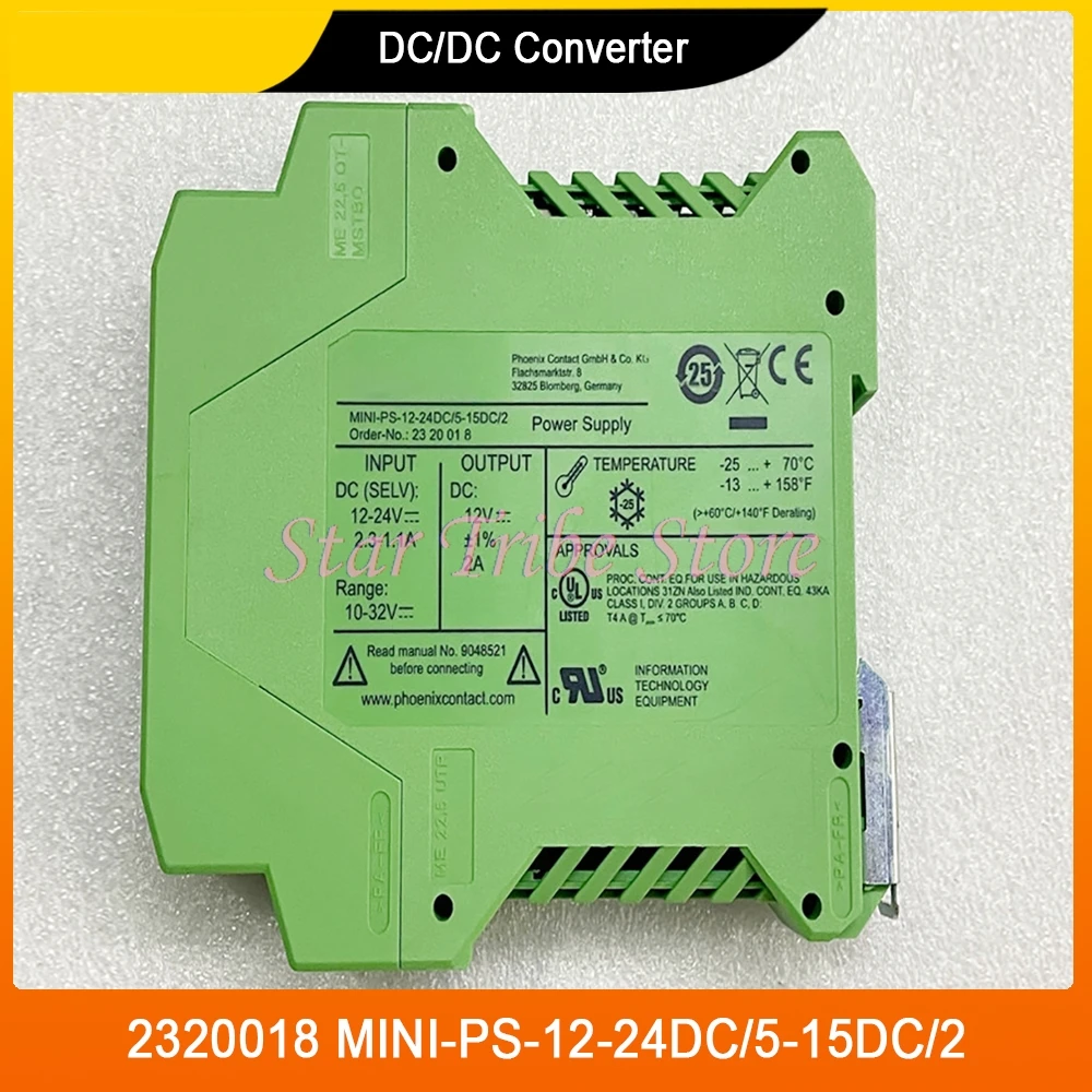 2320018 MINI-PS-12-24DC/5-15DC/2 DC/DC Converter Power Supply