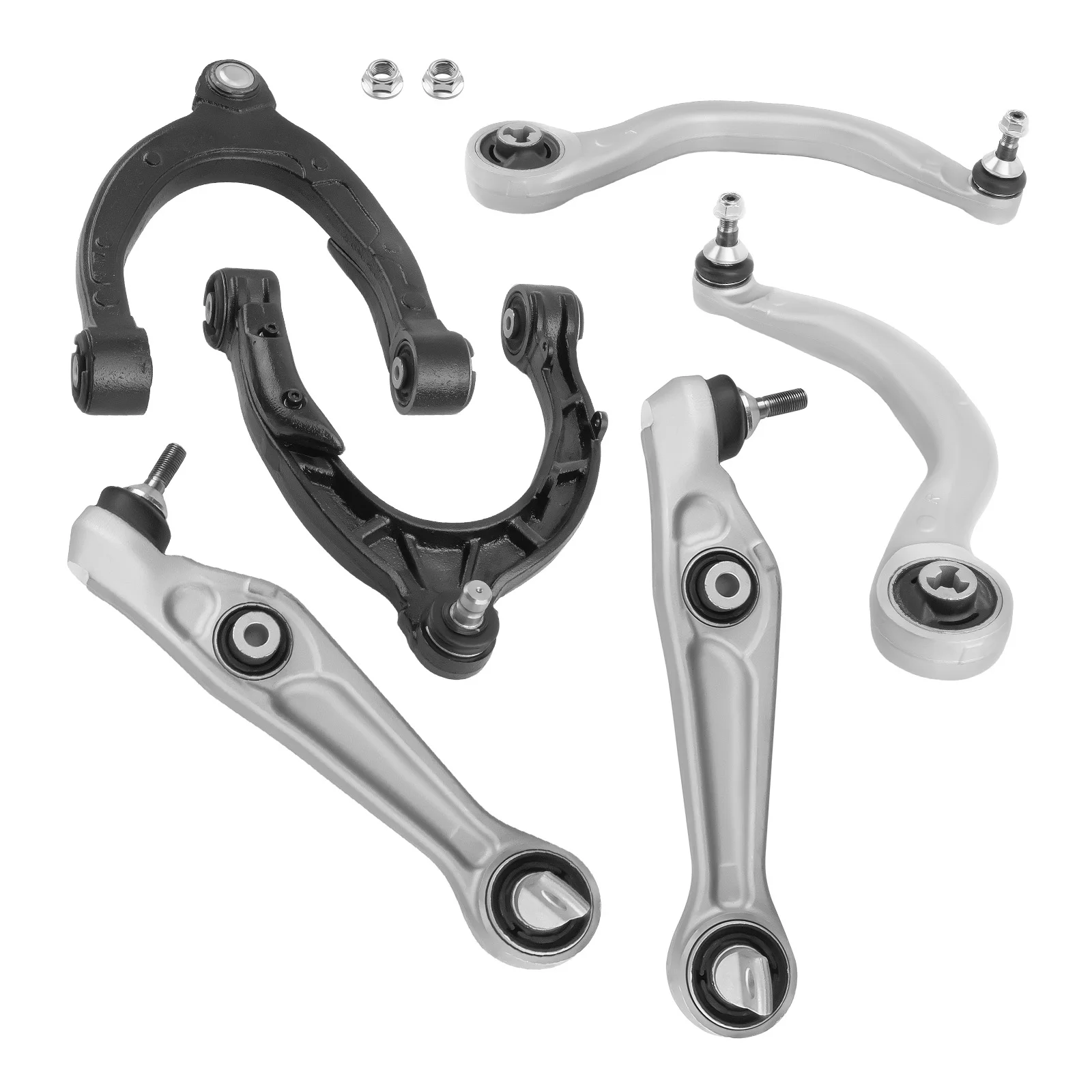 

6pcs Front Upper & Lower Control Arms for Tesla Model 3 2017-2021 104435400A