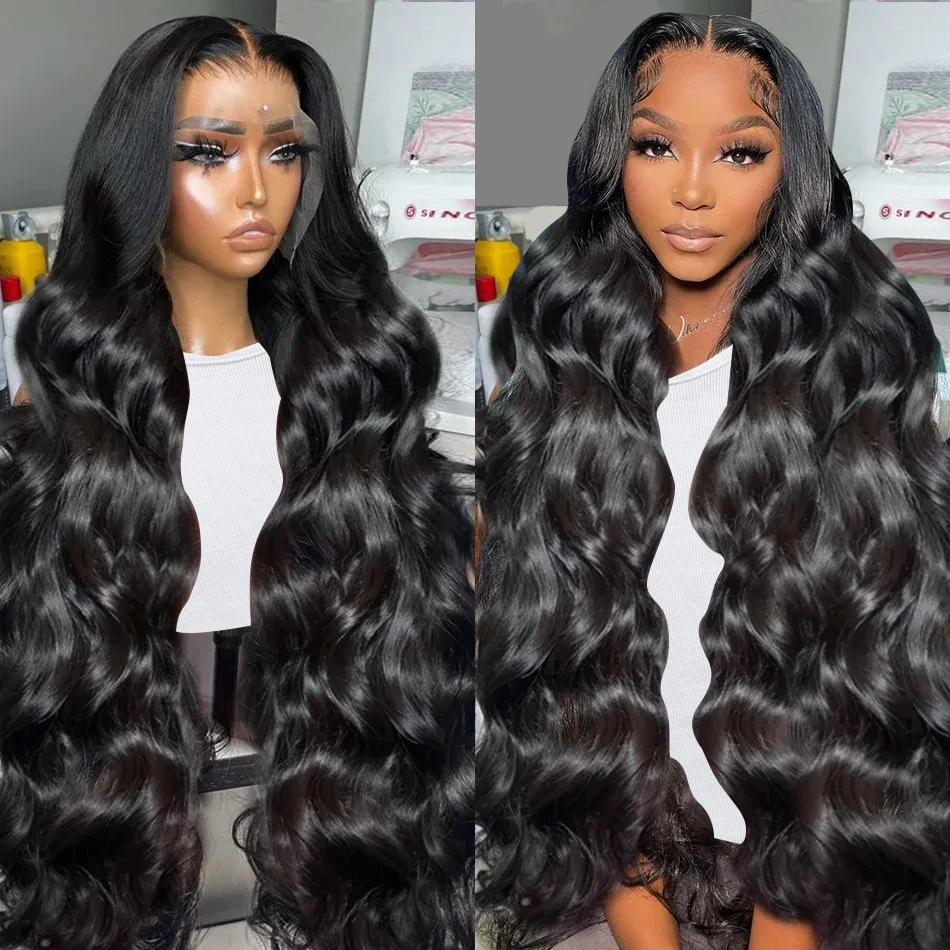 hd lace wig 13x6 human hair body wave HD Transparent lace frontal wigs choice 30 40 chin Pre plucked glueless brazilian wigs