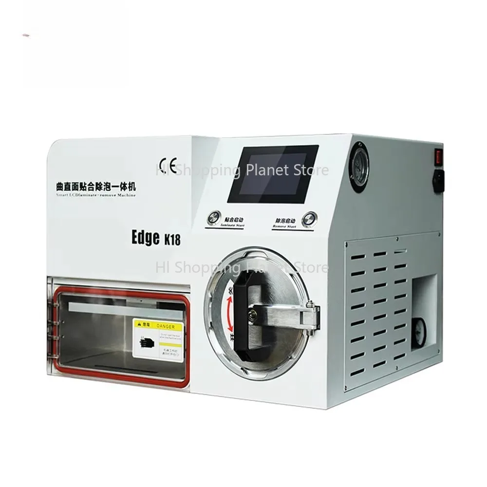 

K18 Edge Laminating Machine OCA Vacuum Laminating Bubble Remover LCD Screen Refurbish Laminating Machine for ine