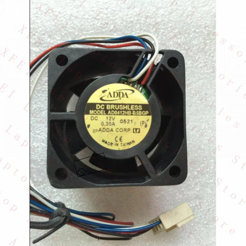 F for ADDA AD0412UB-B5BGP DC12V 0.30A 4cm 4028 4-wire cooling fan