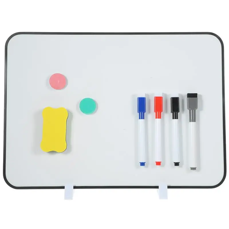 

1 Set of Double-sided White Board Dry Erase White Board Erasable Writing Whiteboard for Home Office