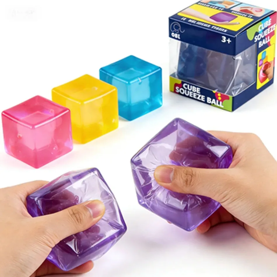 Schylling Needoh Nice Cube Sensorischer Fidget-Würfel zur Stresslinderung und Angstbewältigung, Sensorisches Hilfsmittel für Konzentration, ADHS & Beruhigungs-Gadget für den Schreibtisch