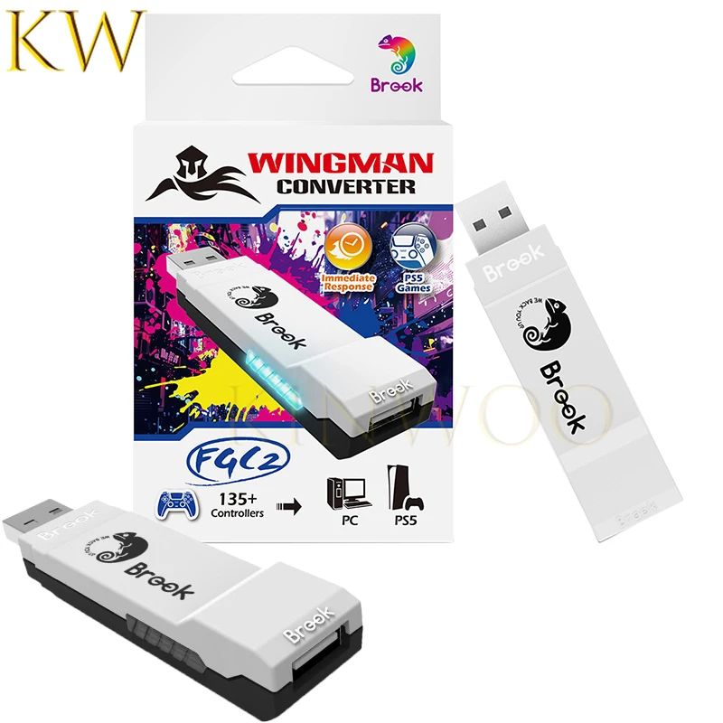 Brook Wingman FGC 2 Native PS5 Converter for PS5/PS4/XBox Series X | S/Xbox One/Elite/Nintend Switch/PC/Arcade Stick Controller