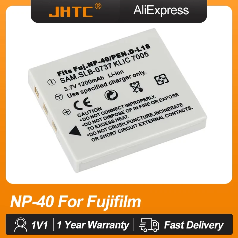 NP 40 NP40 Battery 1200mAh for BENQ DLI-102 FUJIFILM KODAK KLIC-7005 PENTAX D-LI8 D-Li85 SLB-0737 Batteries FNP-40