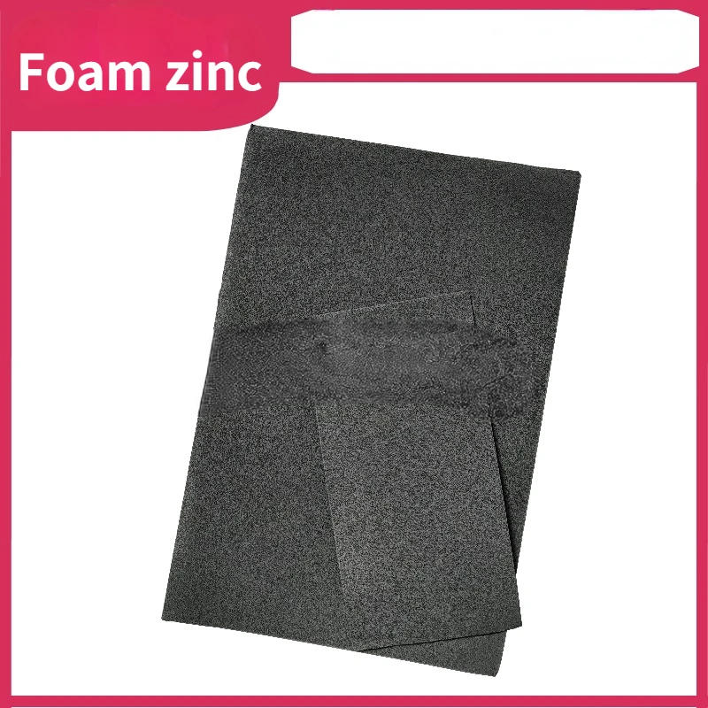 High-quality Porous Foam Zinc Foam Metal Research Special Foam Lithium Battery Electrode Sheet for Thermal Conductivity