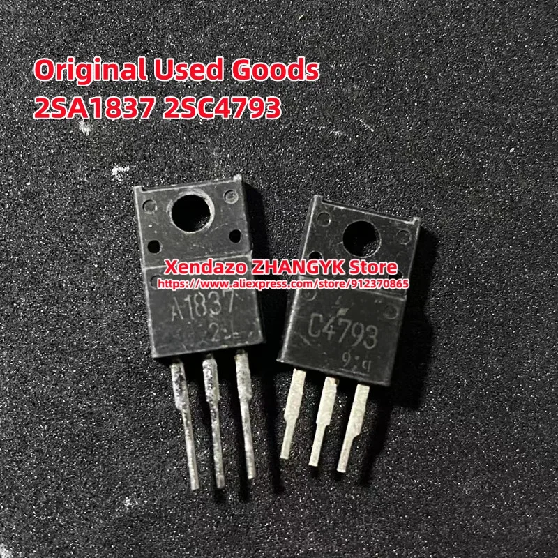 10pairs/lot Original 2SA1837 2SC4793 A1837 C4793 Audio amplifier pairing tube