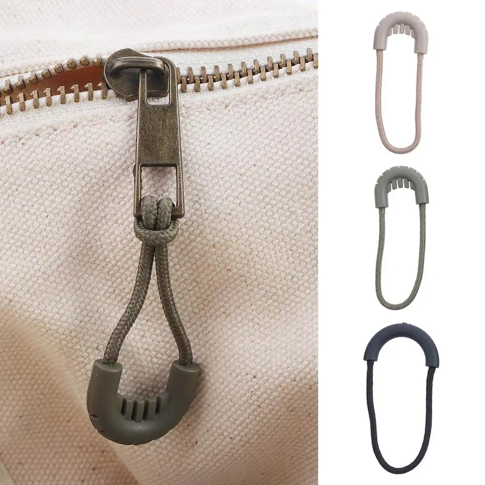 Travel Backpack DIY Clothing Bags Clip Buckle Anti-theft Zipper Pulls Cord Zipper Ropes EDC Zipper Rope Zipper Longer Tail