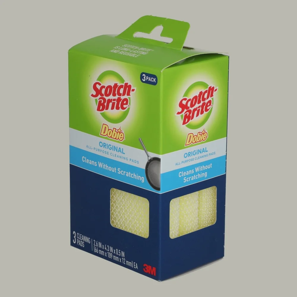 4 Pack Non-Scratch All-Purpose Cleaning Pads Flexible Fast Drying Reusable Scouring Pads Kitchen Bathroom Dishwashing