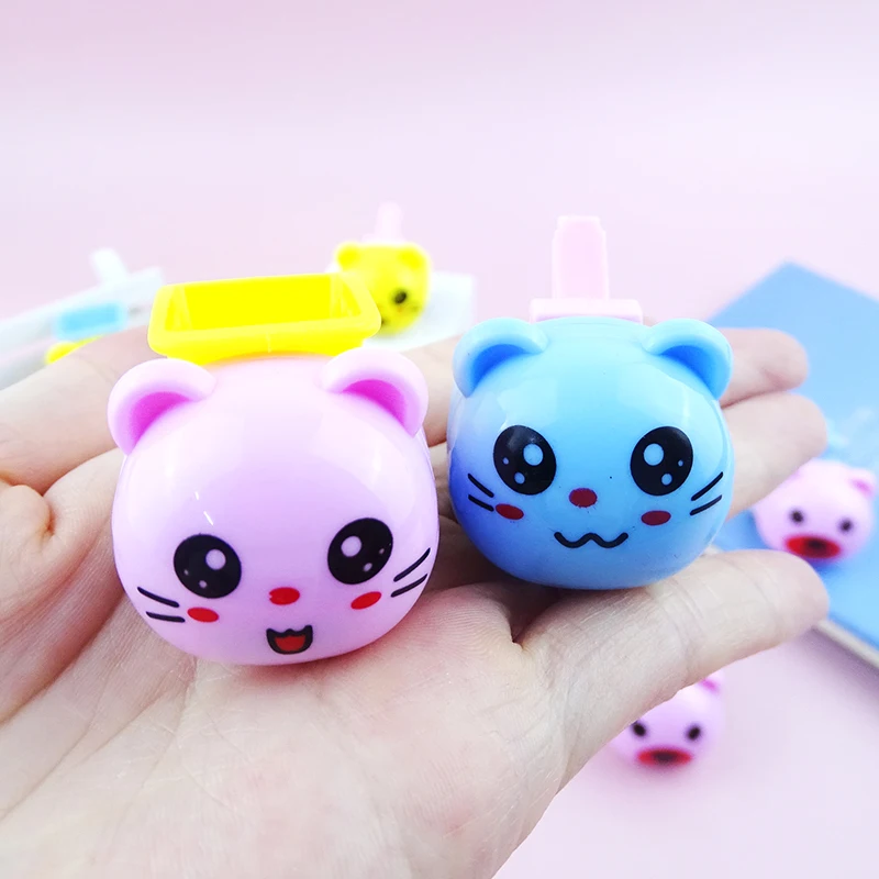 10Pcs Children's Puzzle Toys Cartoon Mini Cute Animal Pull Back Car Toys Funny Candy Colour Cars Kindergarten Kids Holiday Gifts