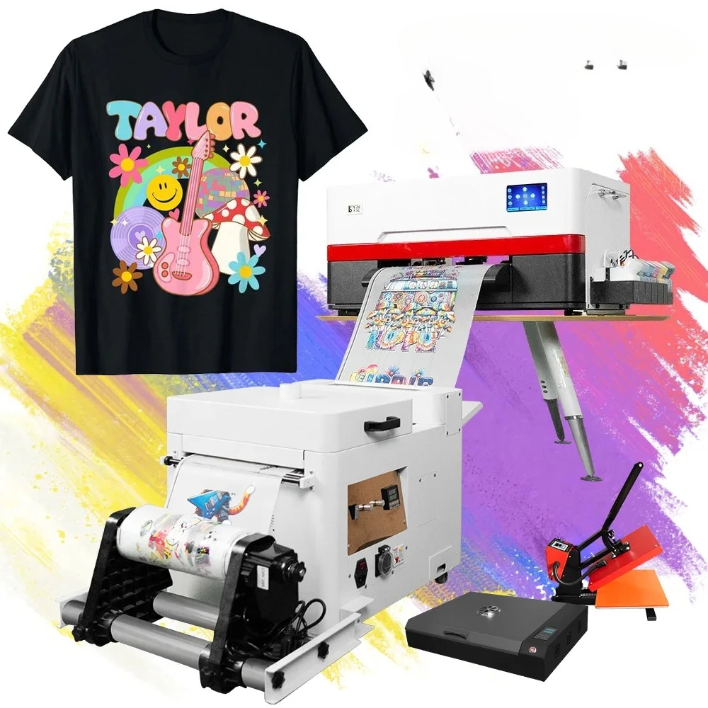 Sunika A3 Direct to Film Digital T-shirt Printing Epson Xp600 F1080 DTF Printer Printing Machine Transfer