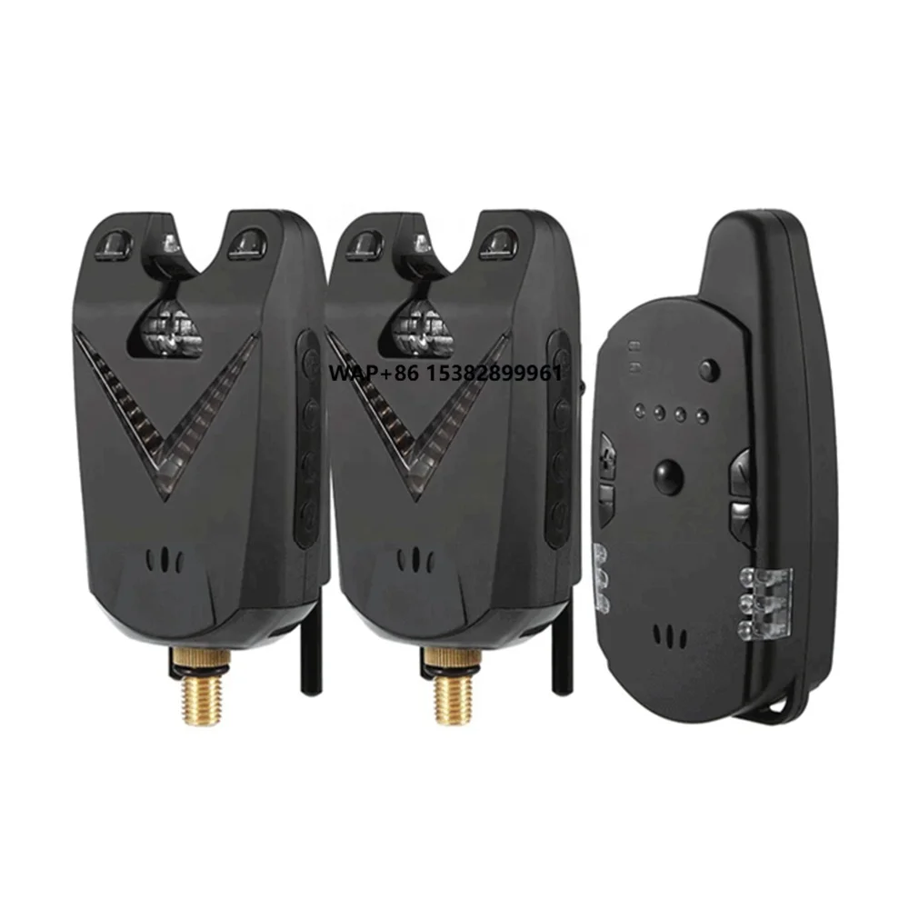 

Newbility Ice Fishing Tip Up Bite Alarm Wireless Carp Rod Bite Alarm Set 4 1 Sensor