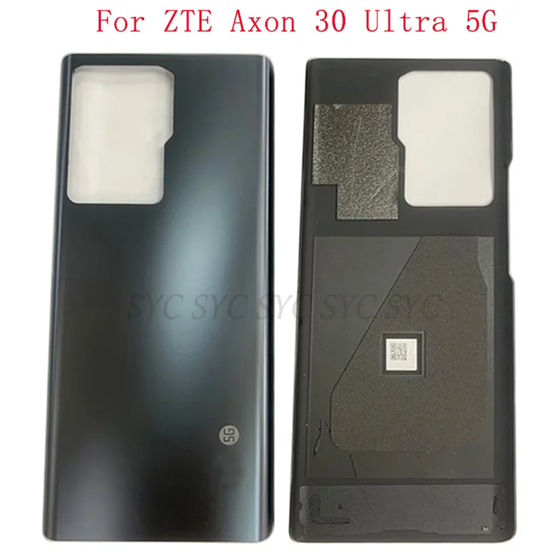 Cubierta de batería, carcasa de puerta trasera para ZTE Axon 30 Ultra 5G, cubierta trasera con pegatina adhesiva, piezas de reparación