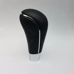 Leather Gear Shift Knob For Hyundai 2011-2012 SONATA I45 Gear Control Shift Handle Black Genuine A/T Gear Shift Knob