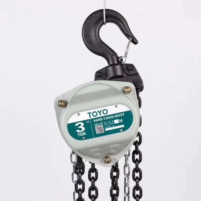 Toyo Low Price 1 Ton 2Ton 3Ton 5 Ton 10 Ton Hand Manual Chain Pulley Block Hoist Manufacturer