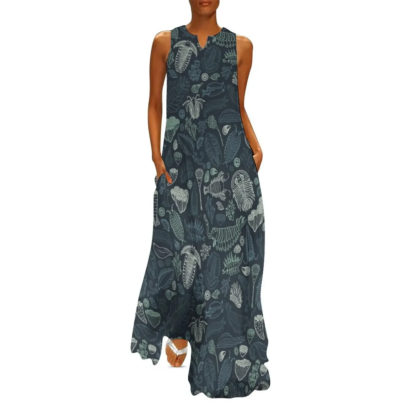 

Studio 252MYA Collaboration: Cambrian Fauna (2020 Reboot) Long Dress elegant women's sets Dresses Dress
