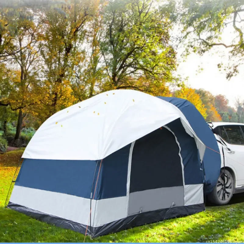 Outdoor Camping Hiking Tents Car Trail Rear Trunk Tent 4 Person Sun Sunshade Waterproof Tent Road Trip For Vehicle Awning new