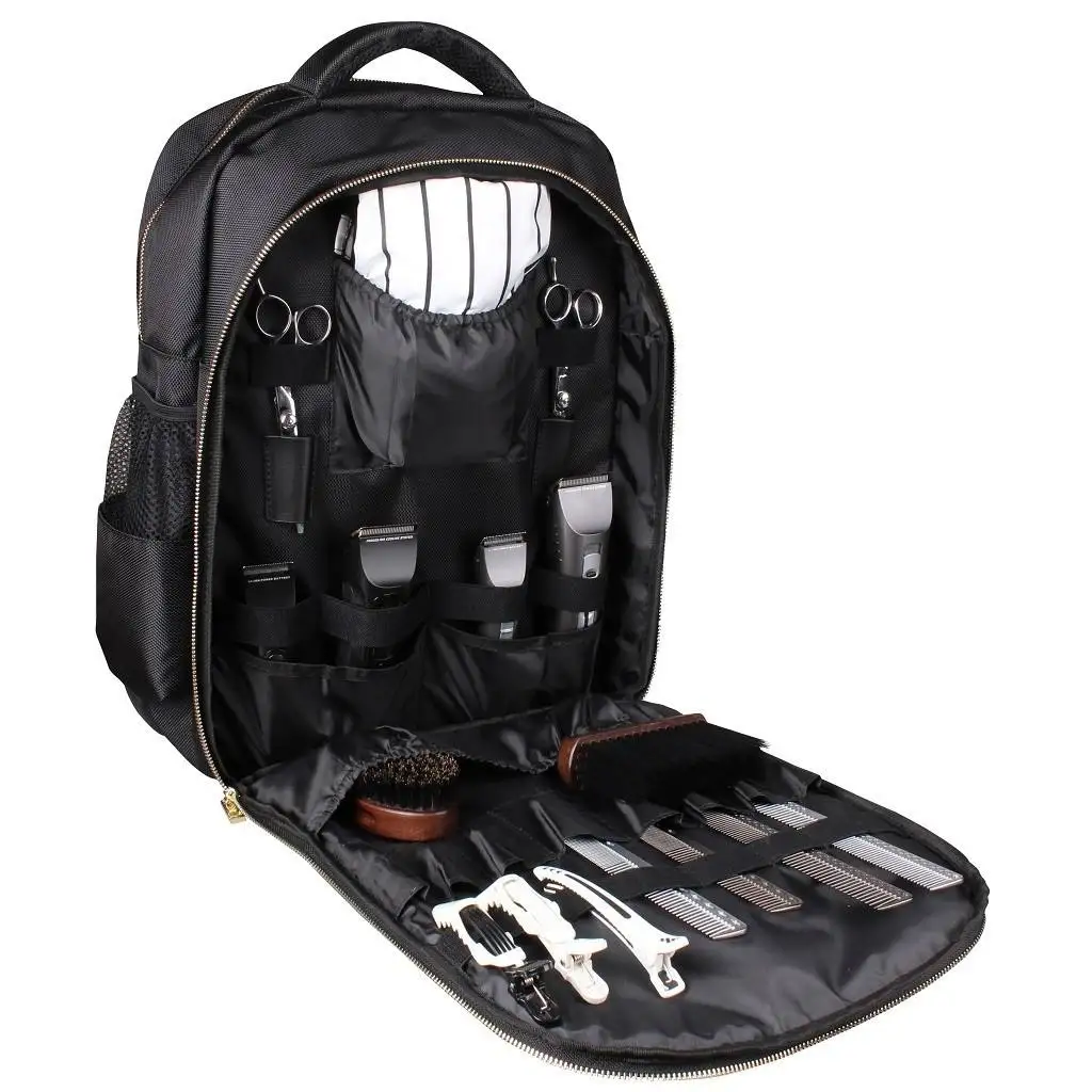 Professional Salon Barber Storage Organizer Bag Multifunctional Adjustable Strap Travel Bag  Barber Shop Tools Backpack