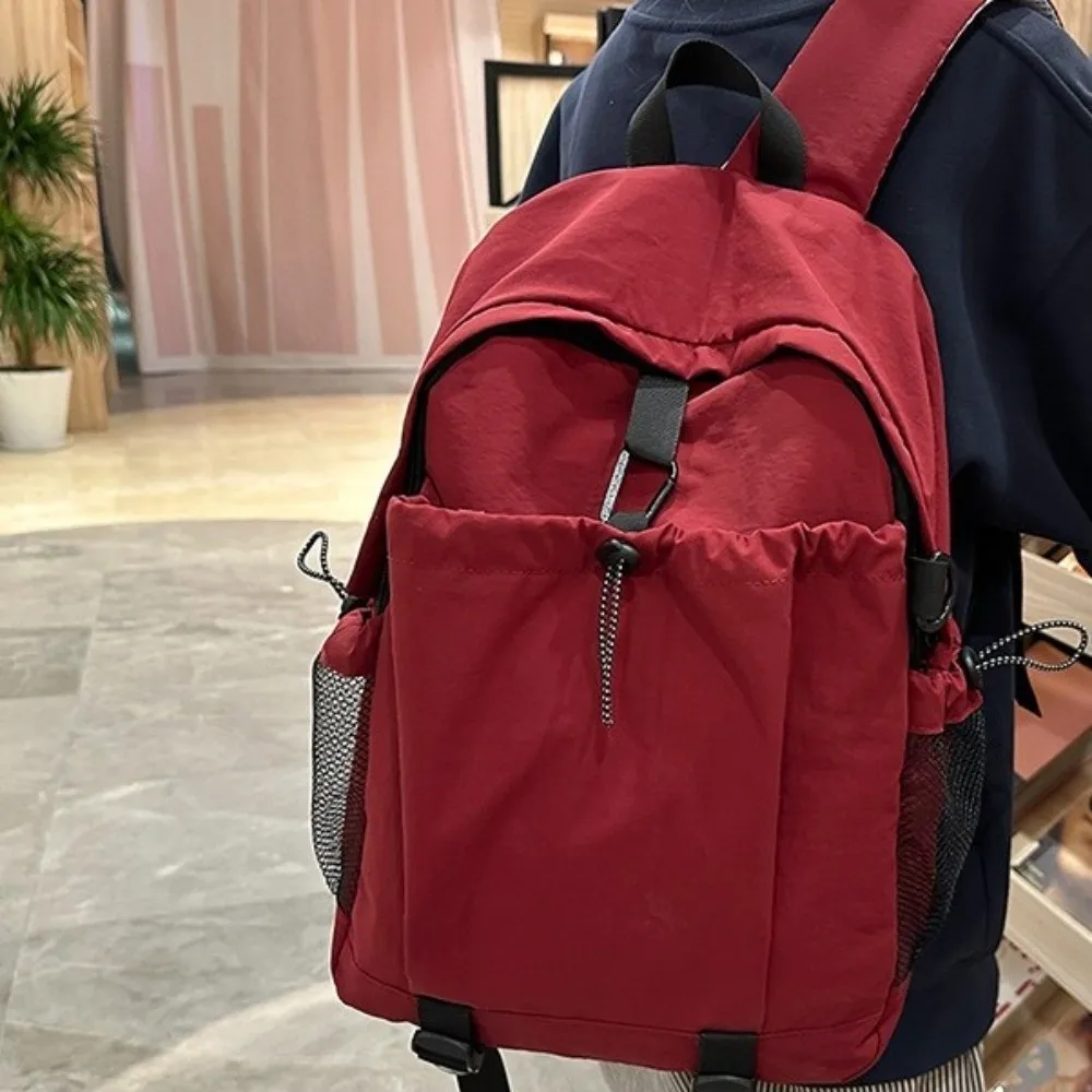 Fashion Multi-pocket Shoulders Backpack Large Capacity Adjustable Strap Travel Rucksack Casual Versatile Computer Backpack