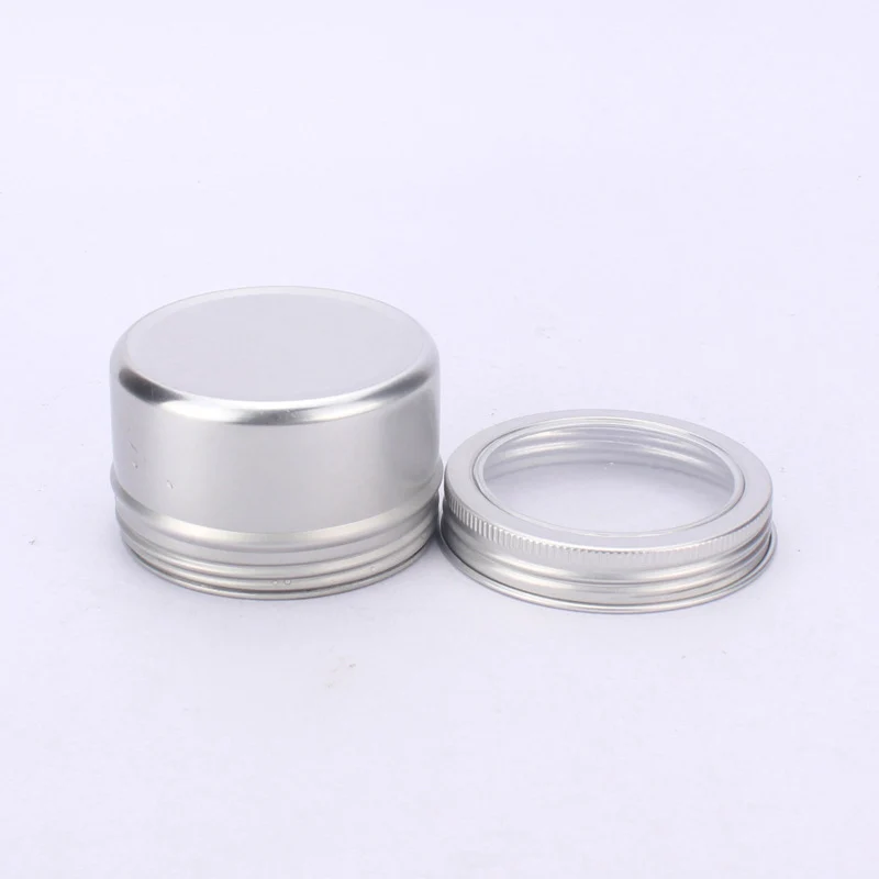 10 قطعة 120 مللي مع واضح نافذة برغي ألومنيوم زجاجة القصدير وعاء علب الحاويات الحال بالنسبة بلسم الشفاه مسمار الفن ماكياج لتقوم بها بنفسك صندوق مستحضرات #5