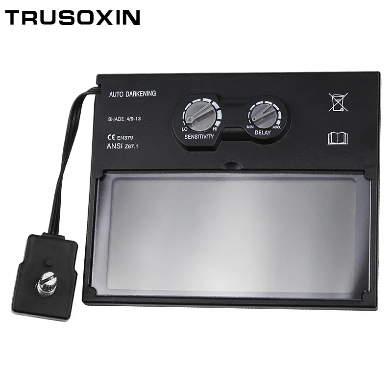 

True Color Solar Auto Darkening Welding Mask Lens Welder Cap Eye Protection Filter for Welding Machine Plasma Cutting Tool