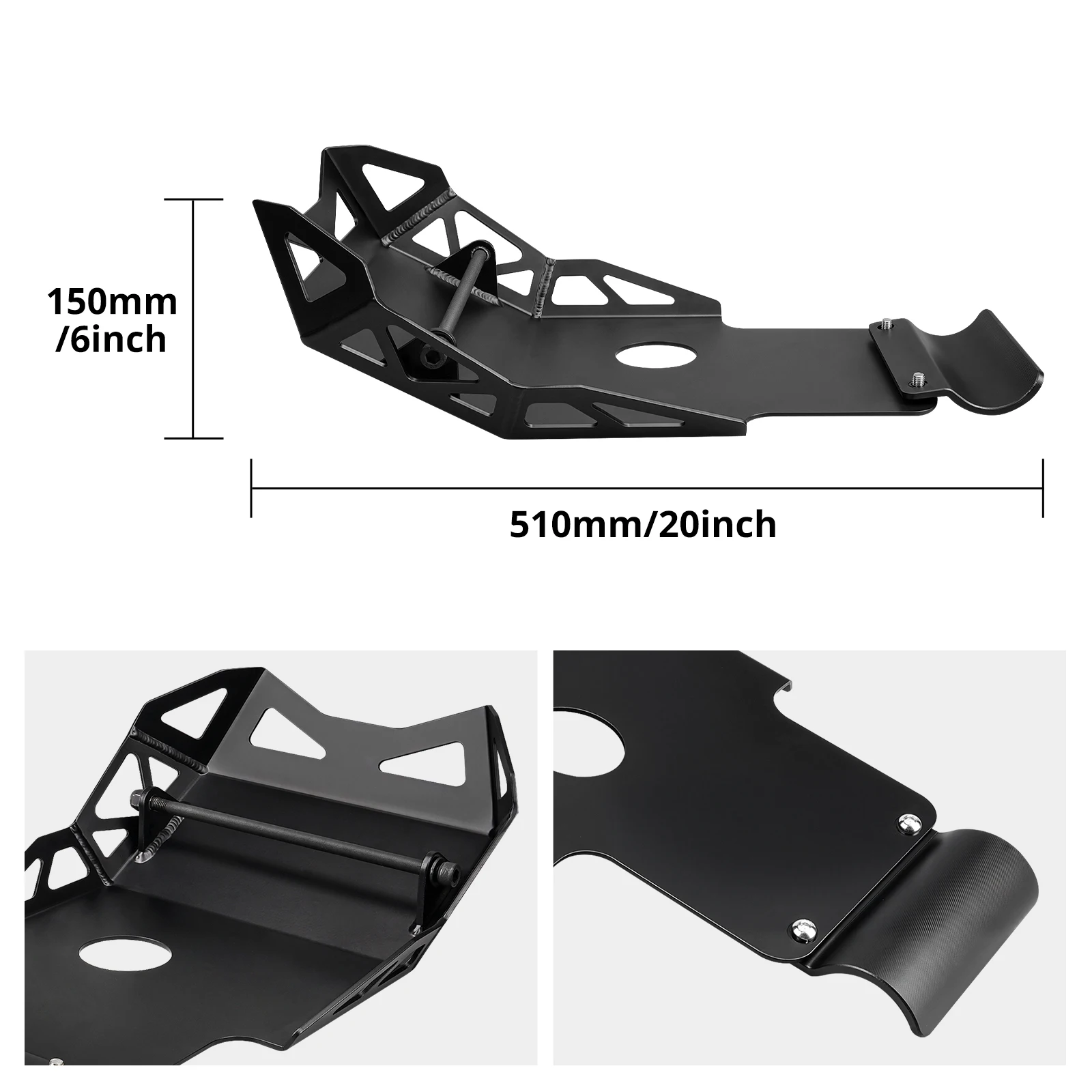 NICECNC For Suzuki DR650 DR 650 1996-2025 Skid Plate Engine Guard Plate For Suzuki DR650 1996-2025 2024 2023 2022 2021 2020 2019