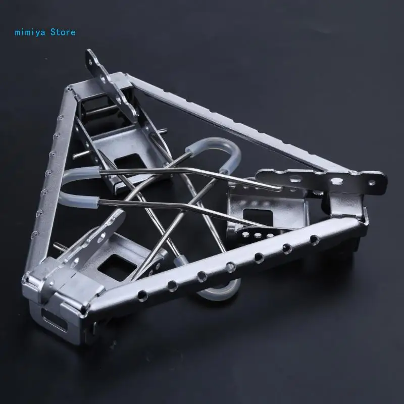 

pipi Mini Stove Rack Outdoor Camping Stainless Bracket Steam Holder