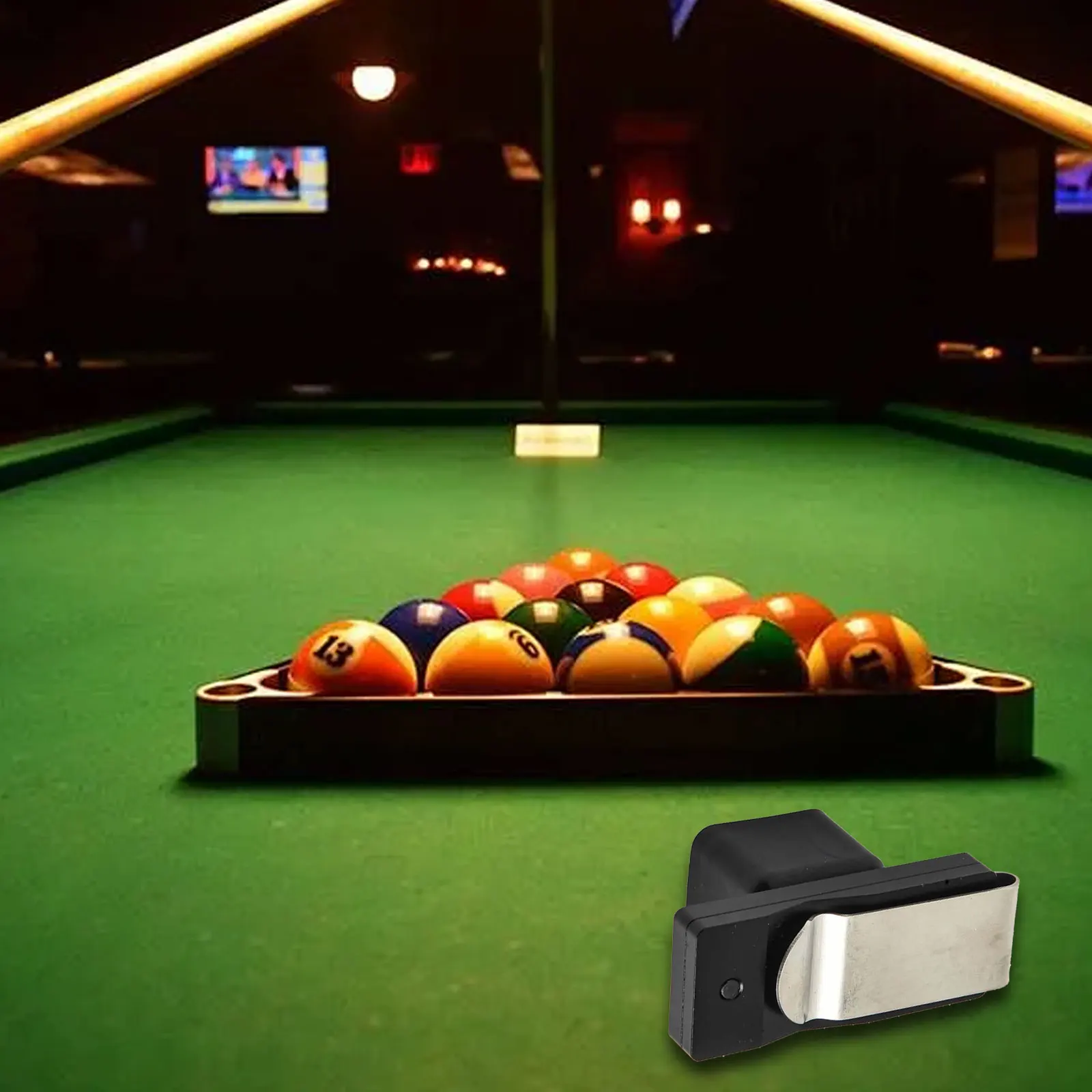 

During Billiard Games Billiard Accessories Portable Billiard Accessory Lightweight Pool Cue Chalk Holder Holder