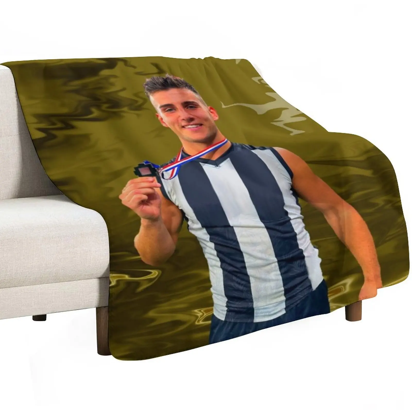 Nick Whisper Daicos Top Gun Machine Best Player Magician Throw Blanket Soft Plaid Decoratives Blankets