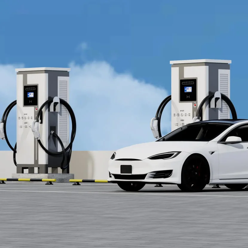 Estación de carga rápida para vehículos eléctricos CC, precio de 60-240KW, estación de carga de pie, cargador de vehículos comerciales de nueva energía