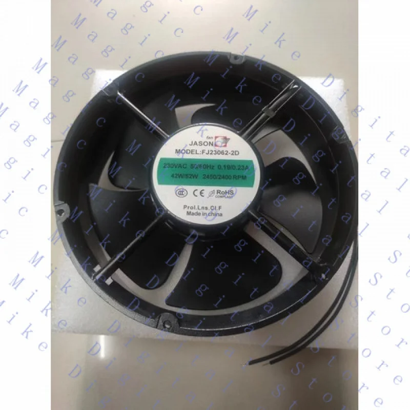 H  1 PCS FOR JASON Fan FJ23062-2D AC220V 230*230*62mm 2 Wire axial flow cooling fan