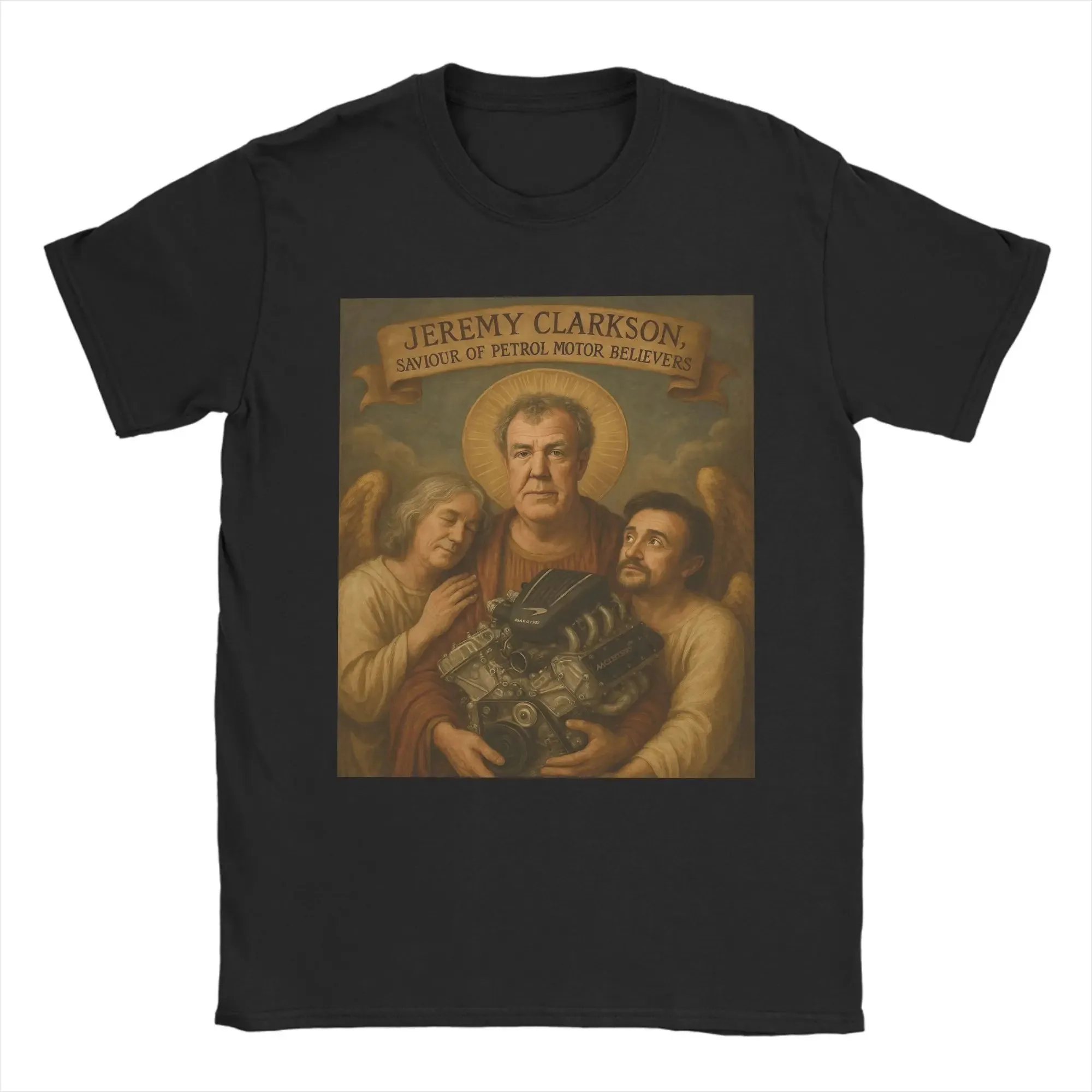 جيريمي كلاركسون حمايتنا من المحركات الكهربائية تي شيرت الرجال موضة القطن تيز طاقم الرقبة قصيرة الأكمام تي شيرت جديد وصول بلايز