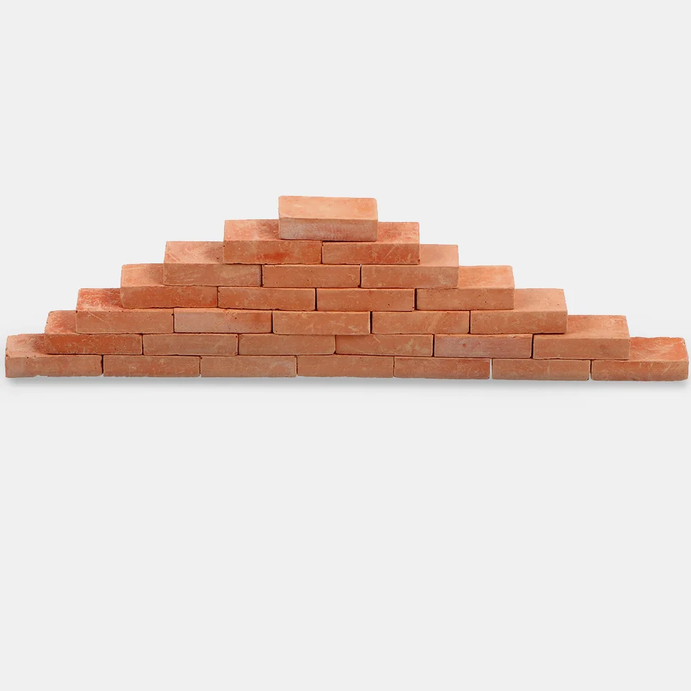 100 قطعة نماذج الطوب الصغيرة وهمية للمناظر الطبيعية منزل صغير حديقة جدار زخرفة DIY بها بنفسك لوازم البناء الحرفية #5