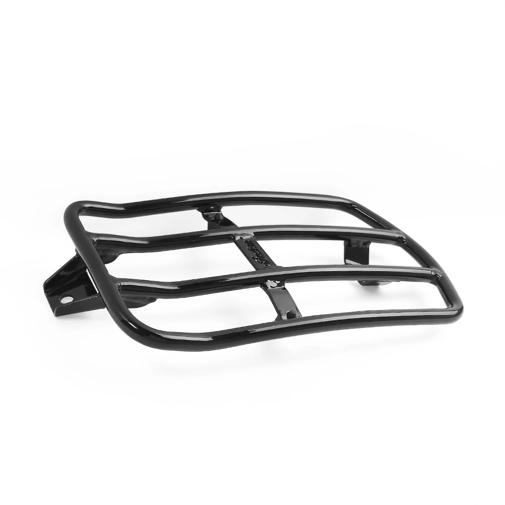 Motorcycle Black Luggage Rack Fit For Indian Super Chief Bobber Dark Horse Limited 2022 2023 Rear Fender Solo Rack