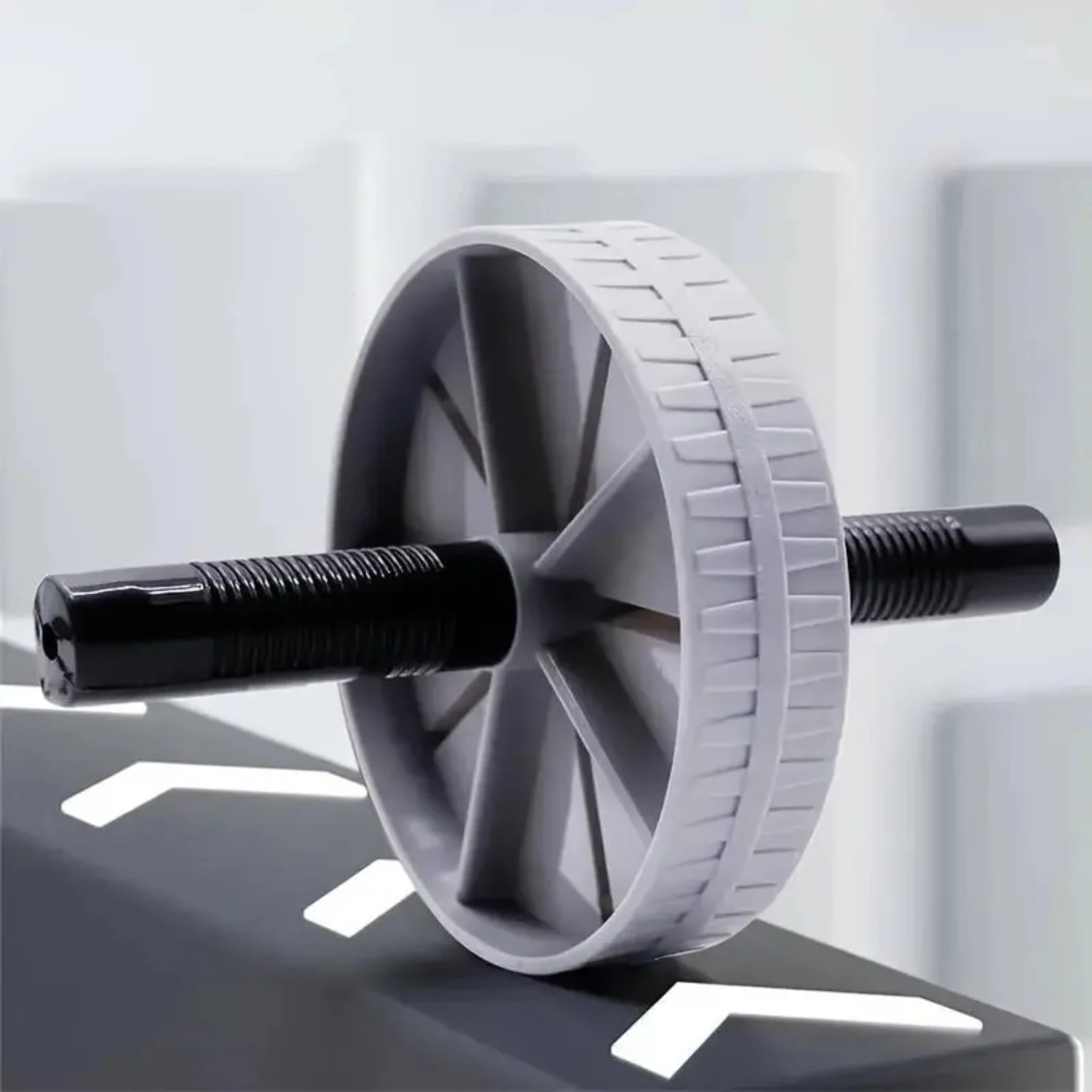 New 1  Household Silent Abdominal Workout Roller, Abdominal Exercise Wheel  Workout Body Building, Waist & Tummy Slimming