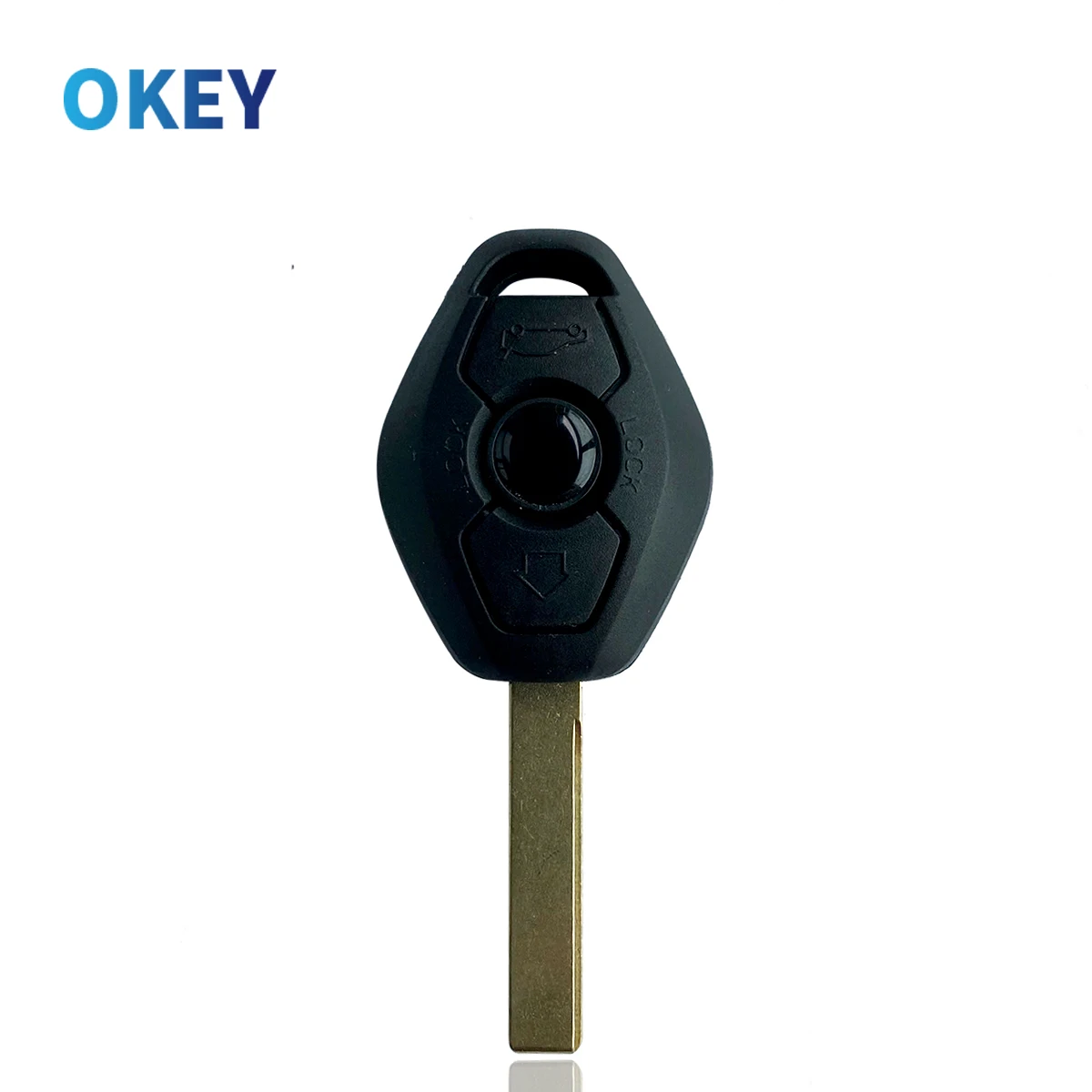 Okey Remote Control Car Key 3 Buttons For BMW E38 E39 E46  X3 X5 Z3 Z4 1/3/5/7 Series  CAS2 System With HU92 Blade 46 Chip