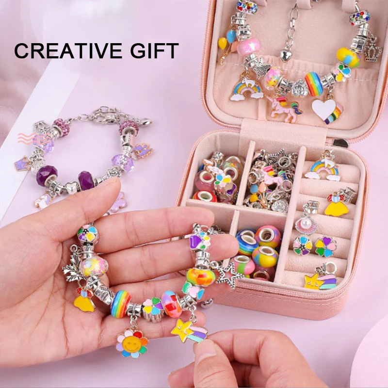 Educational DIY Beaded Bracelet Set For Children Suitable As A Beautiful Gift