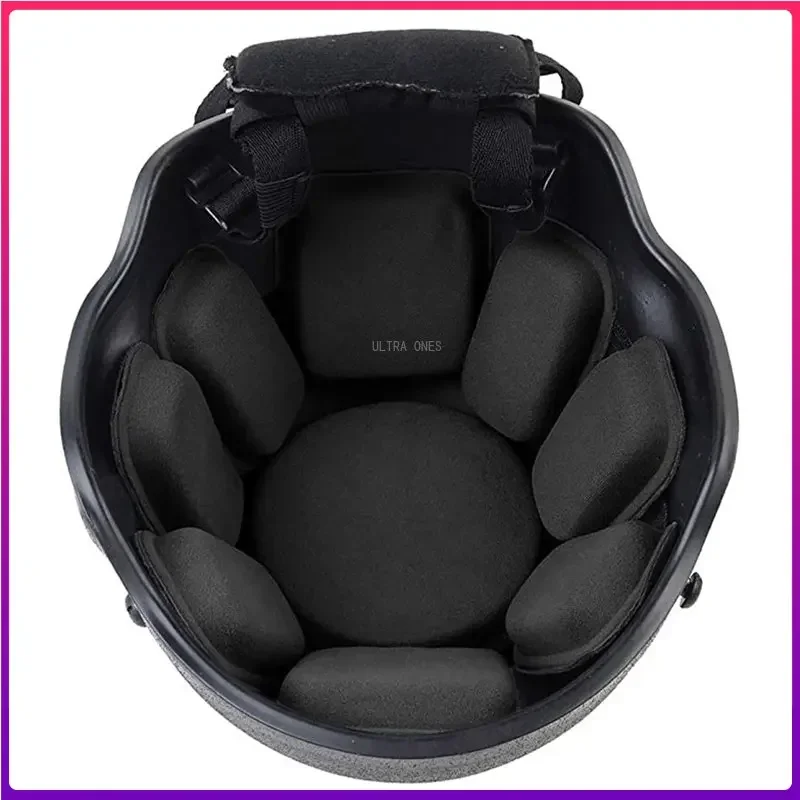 Dulhelmet-Ensemble de coussinets de protection en mousse à mémoire de forme, coussinets de remplacement pour airsoft et paintball, accessoires de