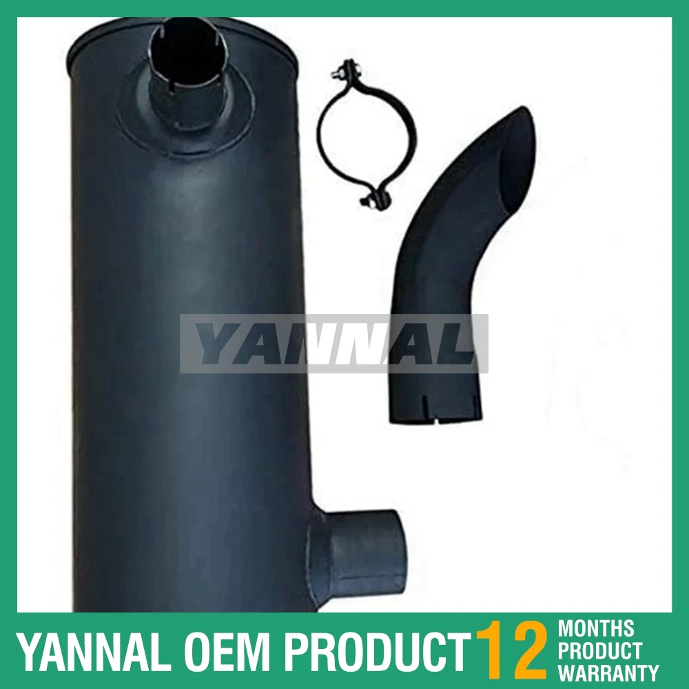 New SK200-6ES SK210-6E MARK VI SK200-6 SK210-6E MUFFLER For Kobelco EXCAVATOR 6D34