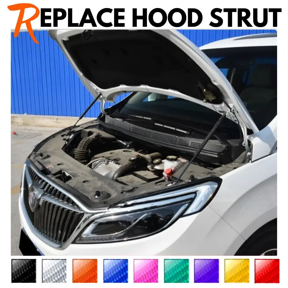

Hood Lift Supports Compatible with Buick GL8 III 3rd Gen 2016-present Replacement Front Gas Struts Dampers Springs Shocks Arm