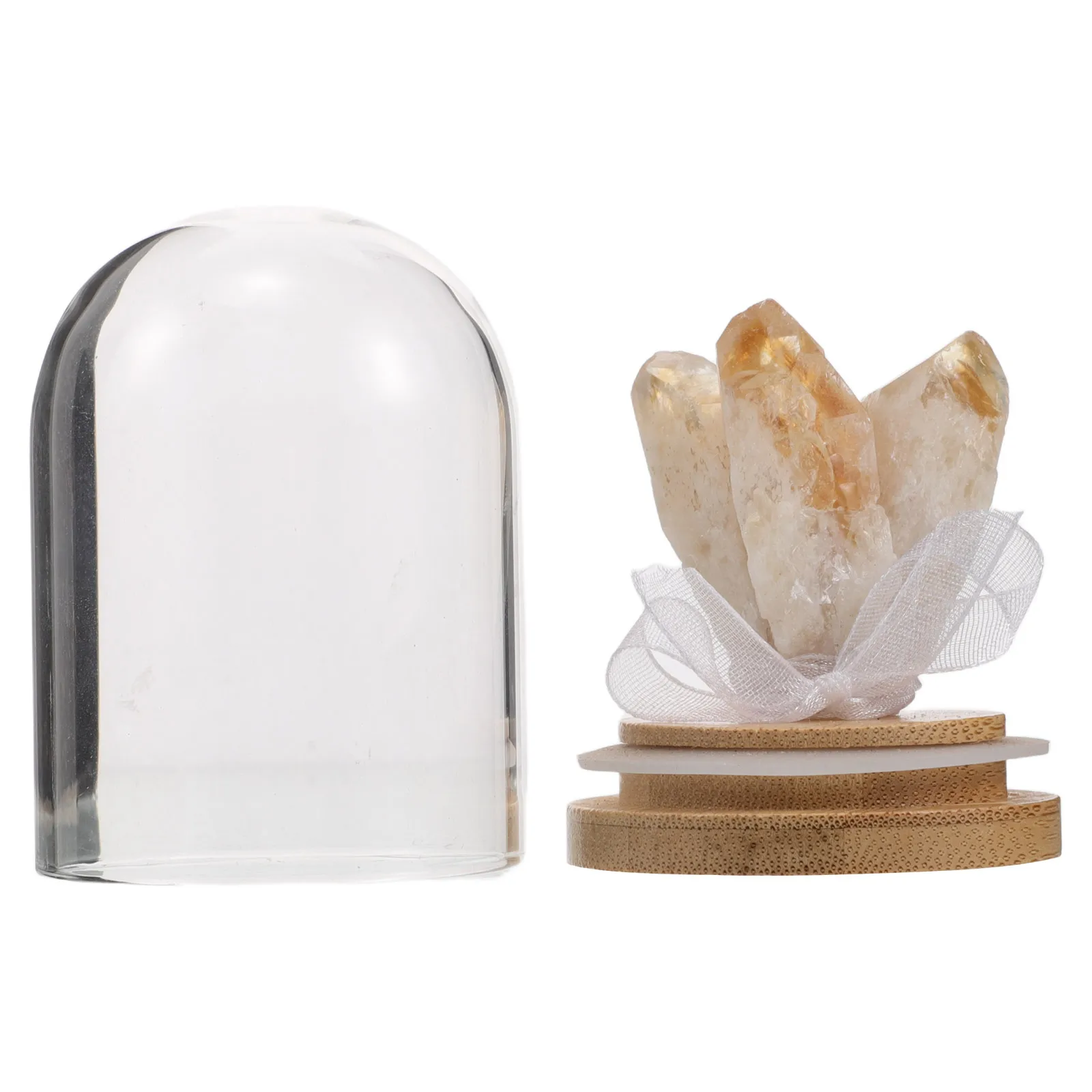 

Crystal Micro Landscape Ornament Exquisite Tooth Design Natural Specimen Bottle For Office Home Decor Meditation Yoga Healing