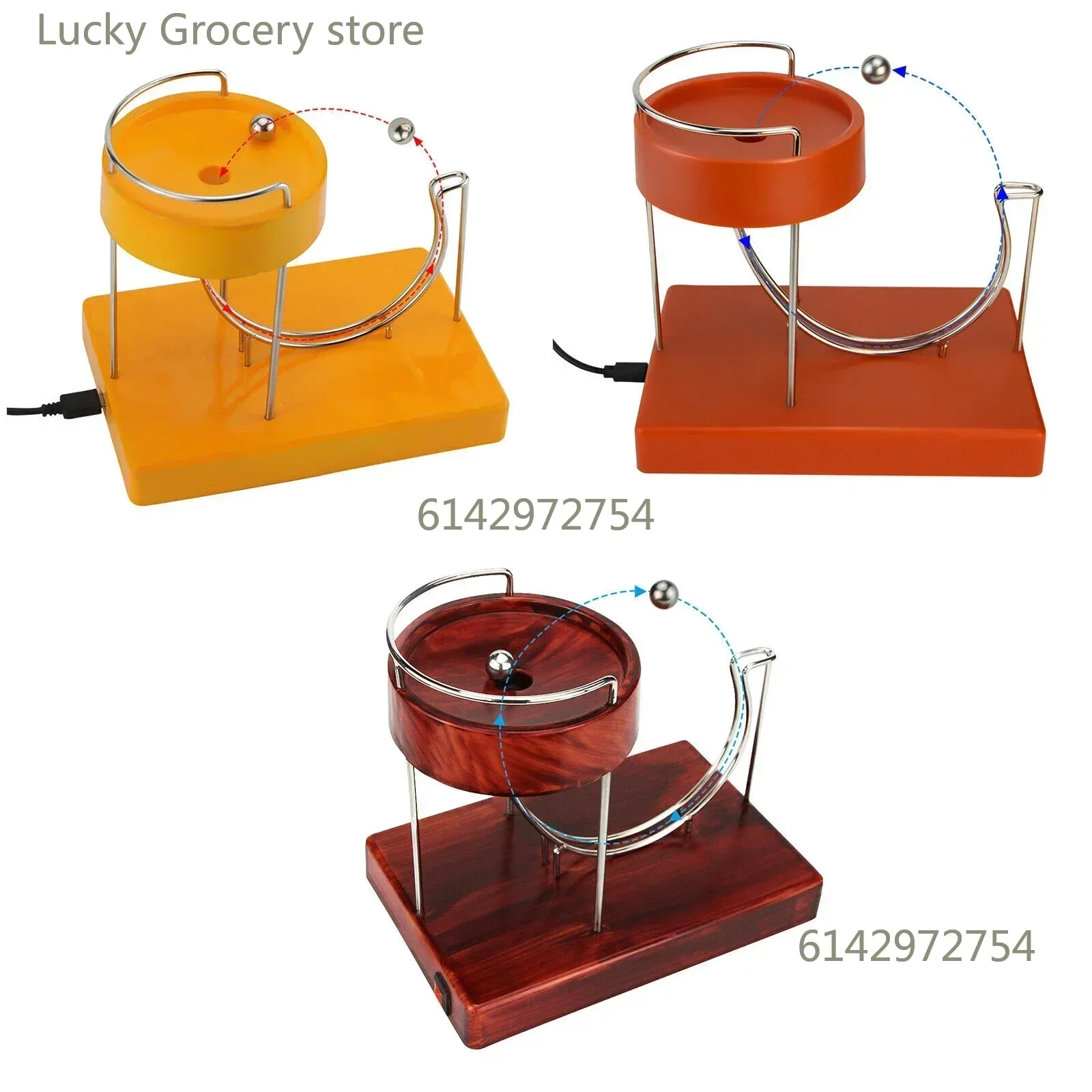 آلة الأبدية الحركة ديكور الطاقة الكهربائية نموذج الهدايا مكتب العلوم الفنون الحلي البلاستيك النحت سطح المكتب الفيزياء اللعب #5